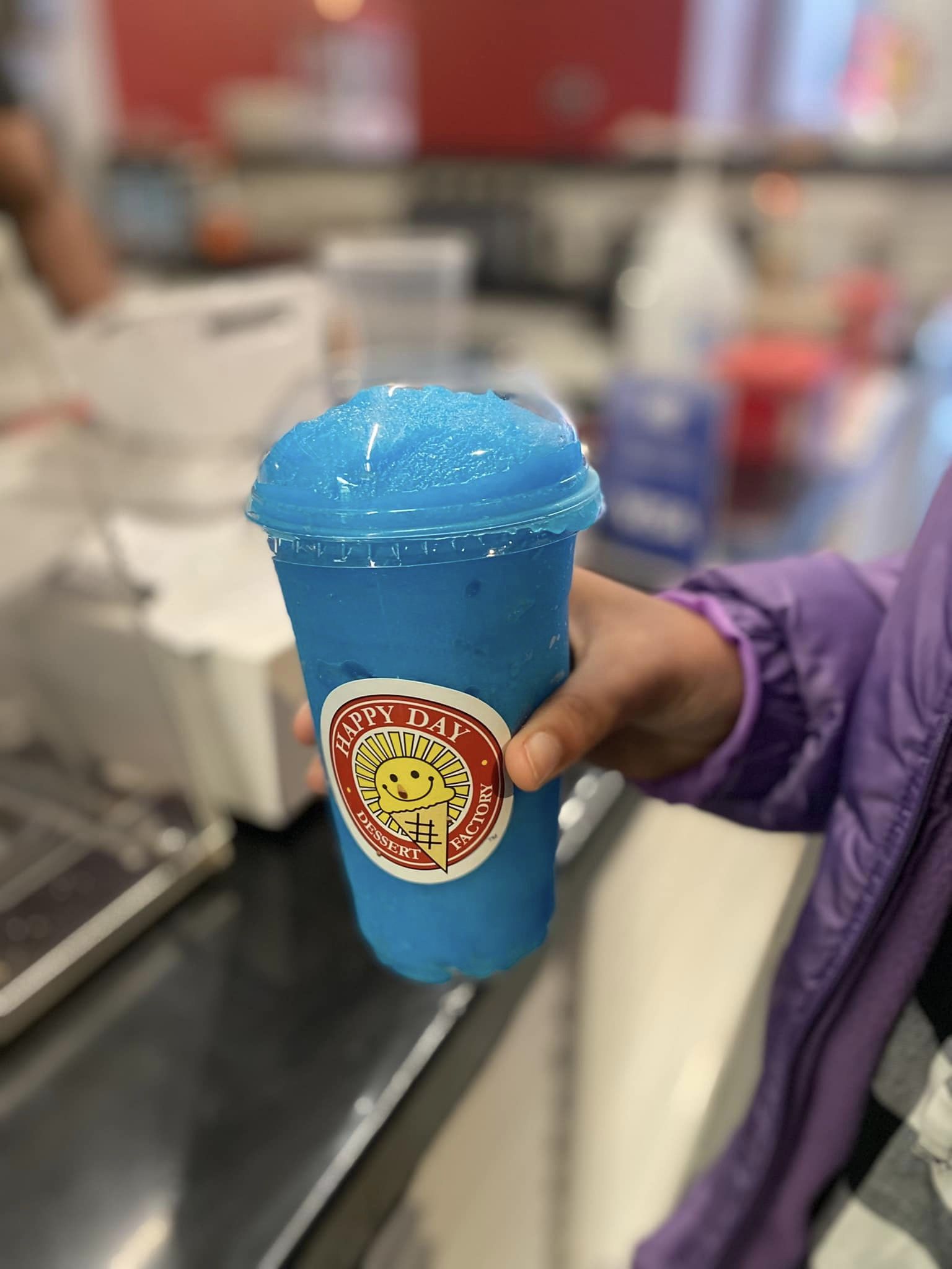 blue raspberry water ice