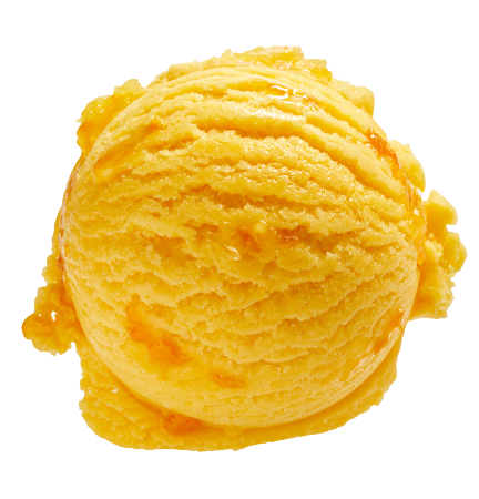 mango water ice scoop